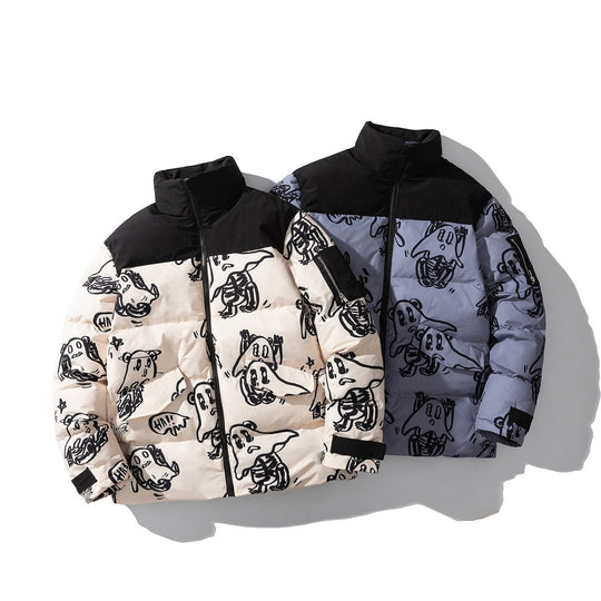 EB | Bedruckte wattierte Jacke