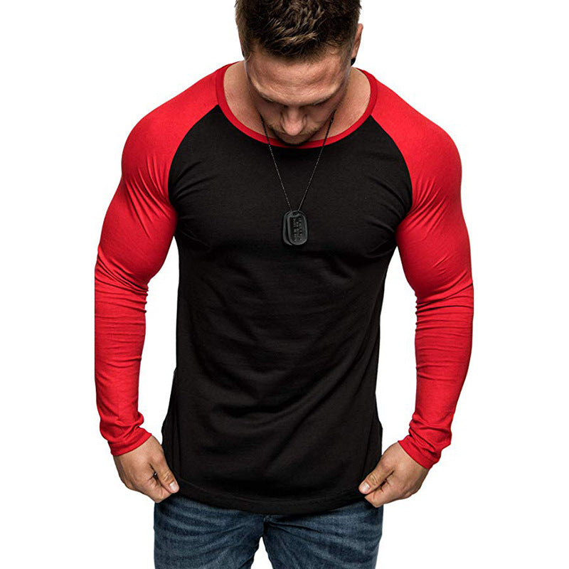 Herren Langarm-T-Shirt mit modernem Raglanschnitt und sportlicher Passform EB
