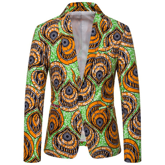 Damen Blazer mit einzigartigem afrikanischem Muster EB