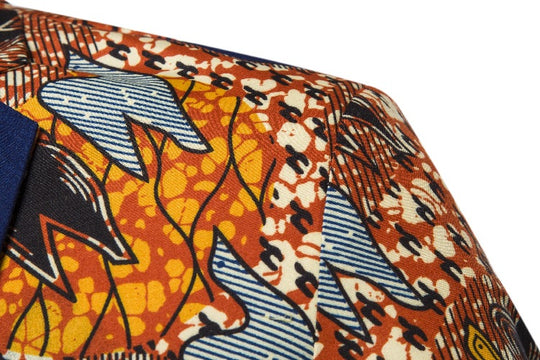 Damen Blazer im afrikanischen Muster EB
