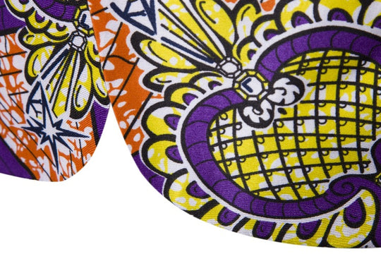 Damen Blazer mit auffälligem afrikanischem Print und eleganter Passform EB