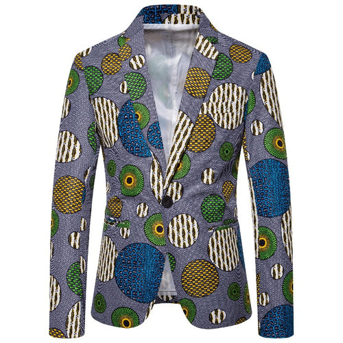 Herren Blazer mit einzigartigem afrikanischen Muster und modernem Schnitt EB