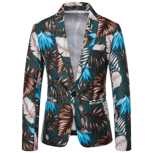 Damen Blazer im modernen botanischen Design EB