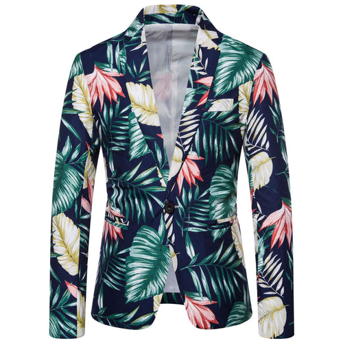 Damen Blazer mit floralem Design und modernem Schnitt EB
