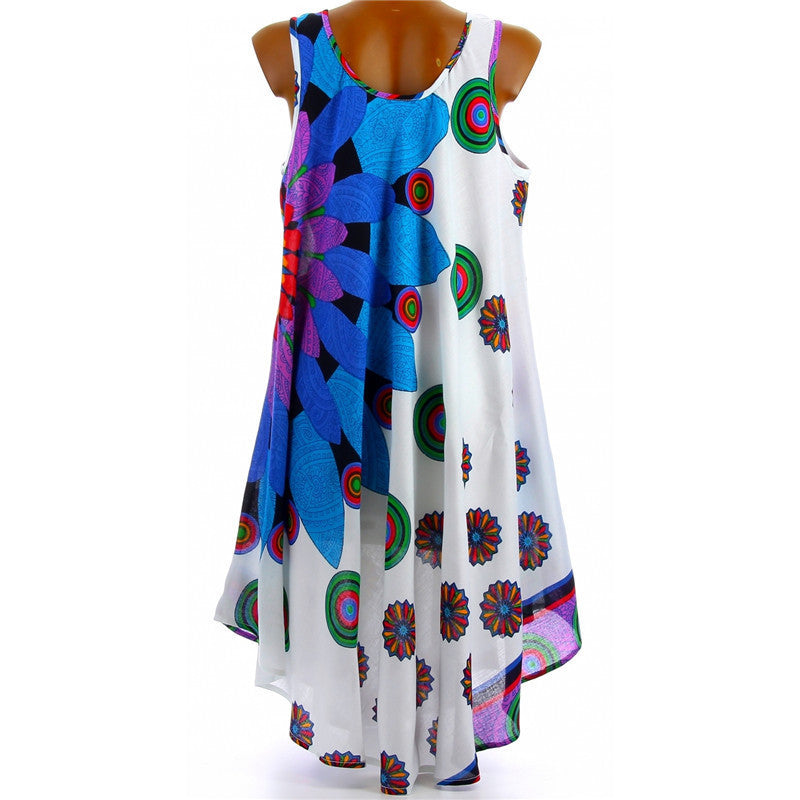 Damen Sommerliches Maxikleid mit floralem Design EB