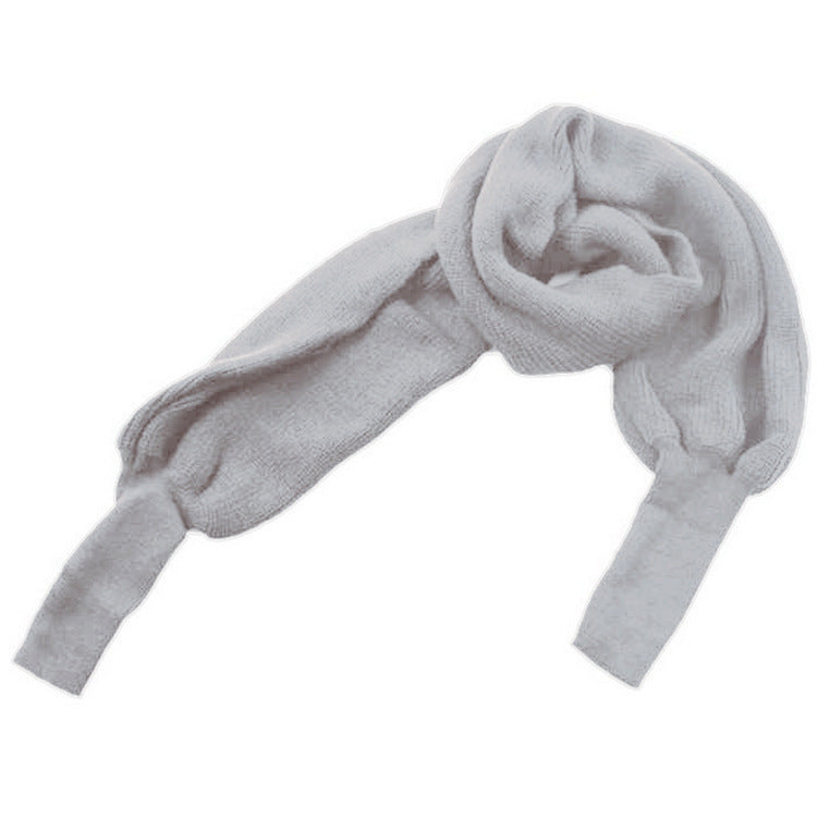 Damen Großer Strickschal mit innovativer Knotenoptik und weichem Material EB
