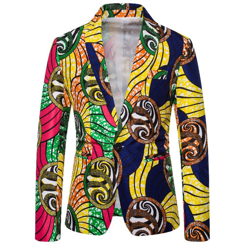 Damen Blazer im kreativen Afrika-Design mit eleganten Details EB