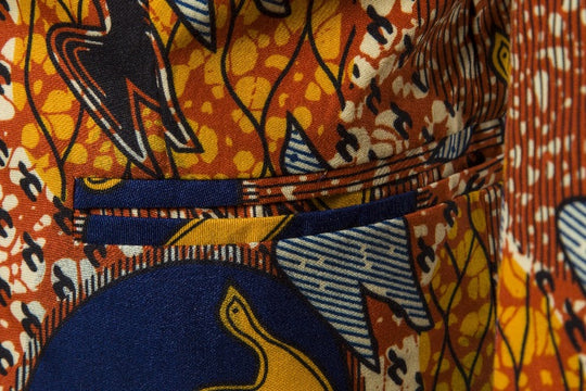 Damen Blazer im afrikanischen Muster EB