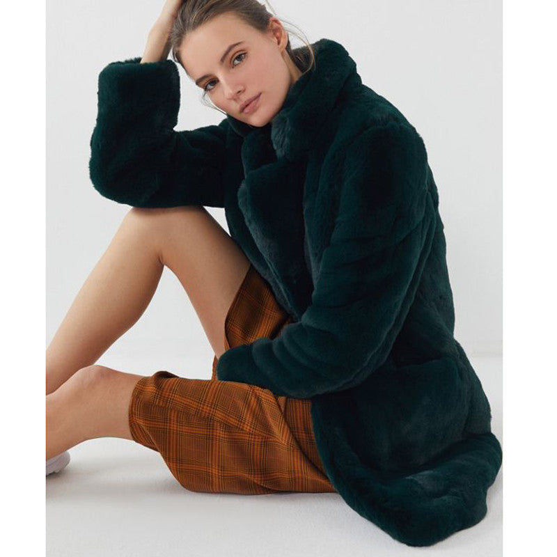 EB | Midi-Lang mit Weitem Schnitt für Damen Ideal für Den Herbst