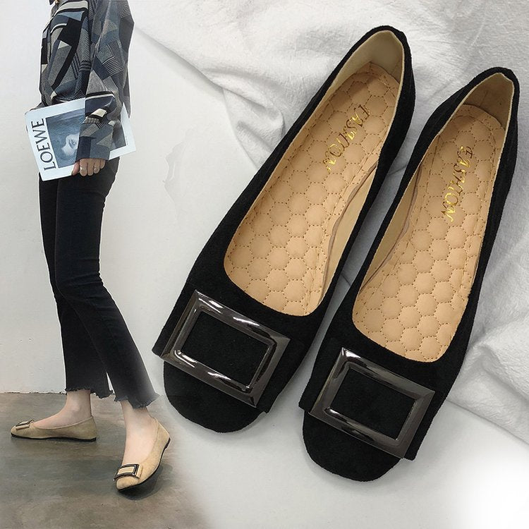 Damen Ballerinas mit elegantem Schmuckdetail EB
