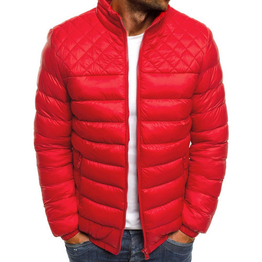 Herren Steppjacke mit modernem Schnitt und praktischem Reißverschluss EB
