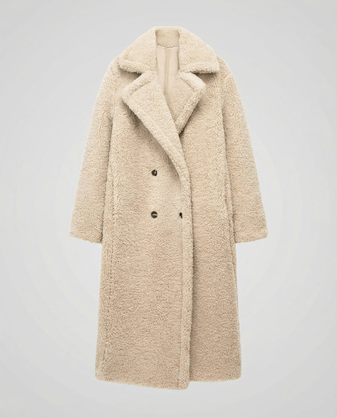 Langer Teddymantel Damen | EB