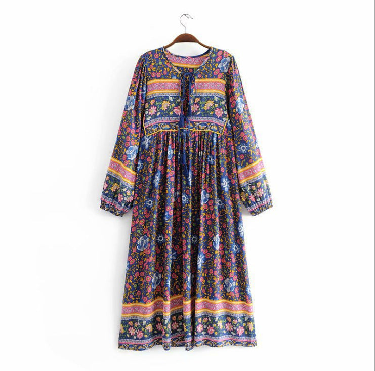 EB | Kleid mit böhmischem Print