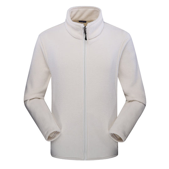 Damen Leichte Microfleece Jacke mit Stehkragen und durchgehendem Reißverschluss EB