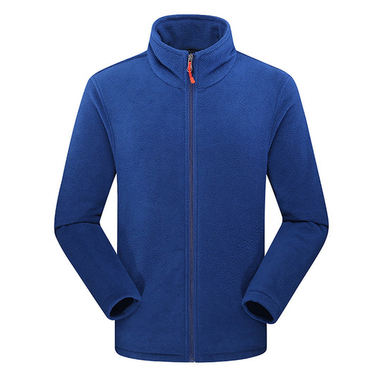 Damen Leichte Microfleece Jacke mit Stehkragen und durchgehendem Reißverschluss EB