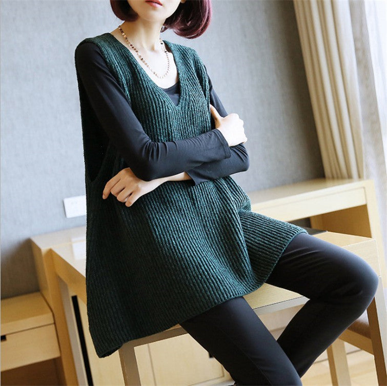 Damen Stricktop mit V-Ausschnitt und luftiger Silhouette EB