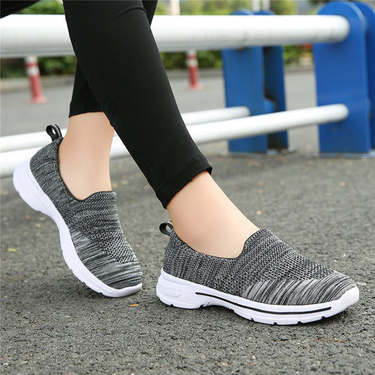Damen Slip-On Sportschuhe mit atmungsaktivem Obermaterial EB