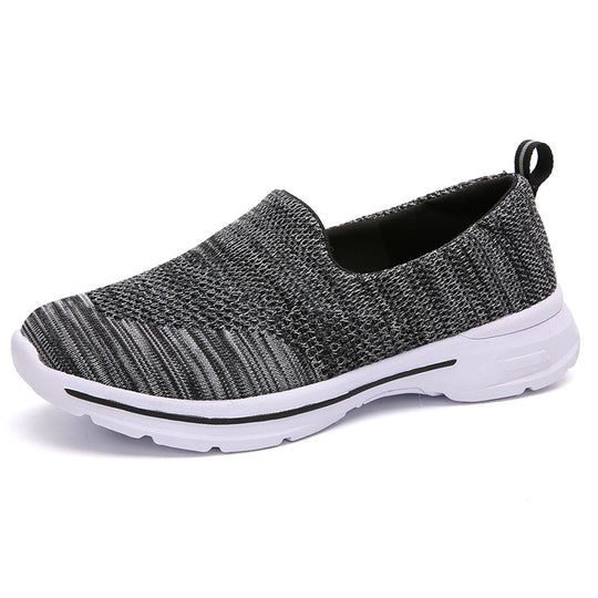 Damen Slip-On Freizeitschuhe mit atmungsaktivem Mesh-Obermaterial EB