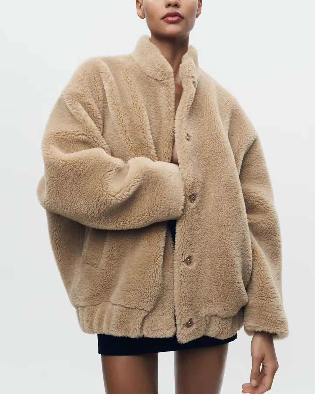 EB | Weiche Teddybär Jacke für Damen