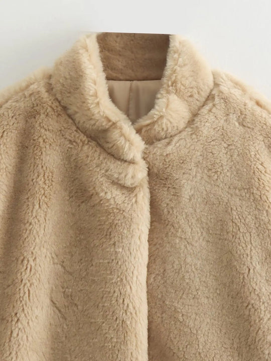 EB | Weiche Teddybär Jacke für Damen