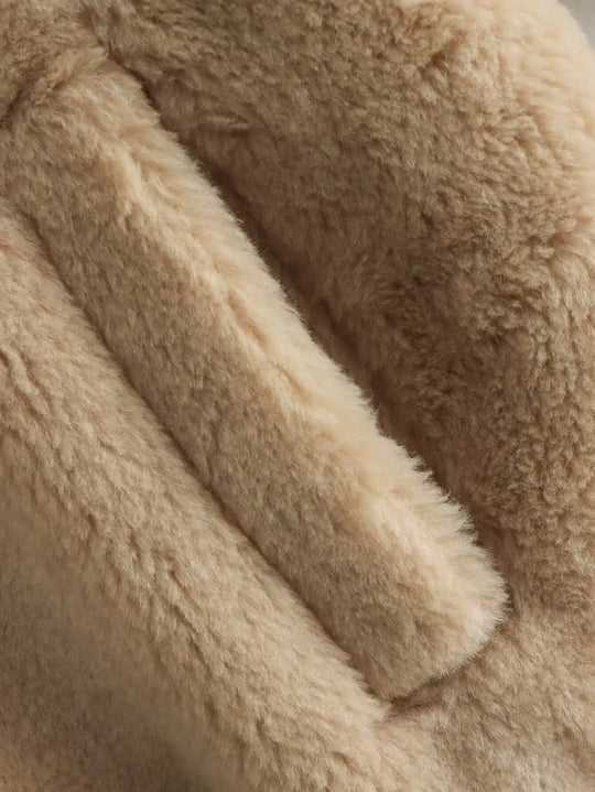 EB | Weiche Teddybär Jacke für Damen