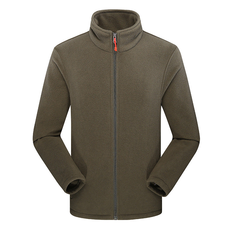 Damen Leichte Microfleece Jacke mit Stehkragen und durchgehendem Reißverschluss EB
