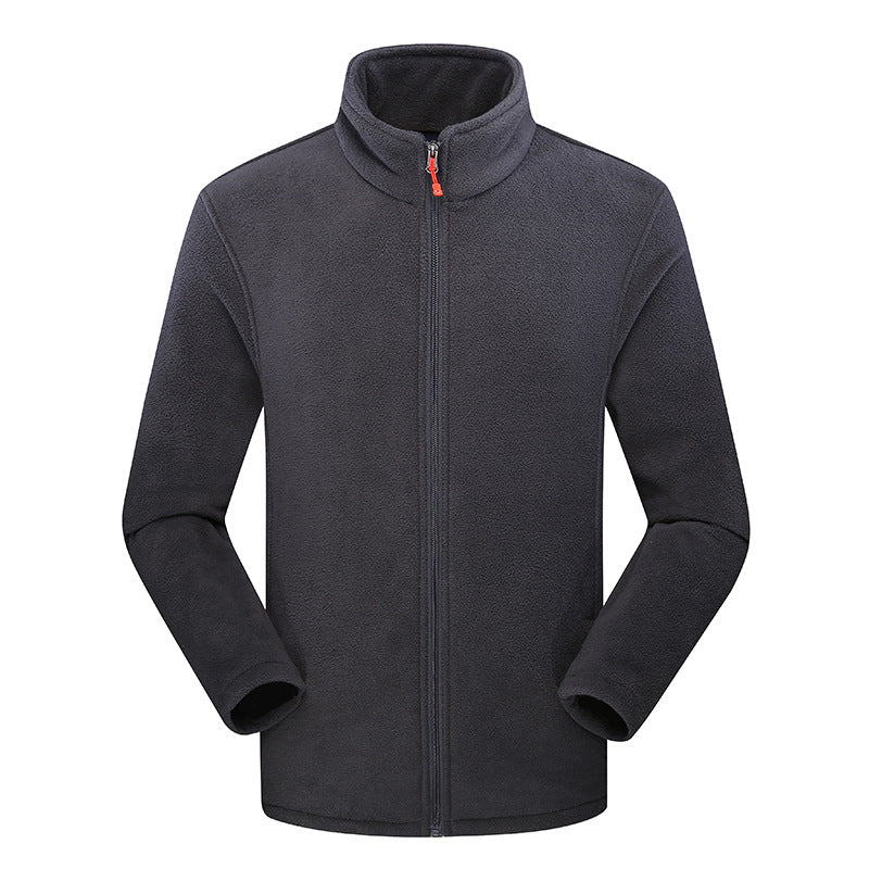 Damen Leichte Microfleece Jacke mit Stehkragen und durchgehendem Reißverschluss EB
