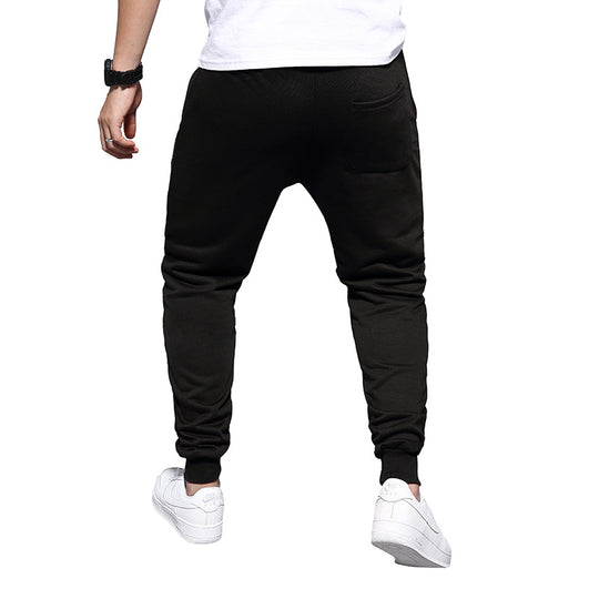 Herren Sportliche Haremshose mit modischen Rissen und komfortablem Schnitt EB