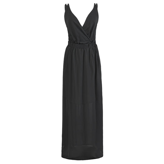 Damen Maxikleid mit elegantem Wickeldesign und schmeichelnder Silhouette EB