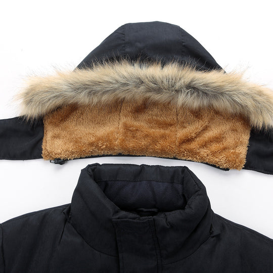 EB | Herren Winterjacke mit abnehmbarem Kapuze