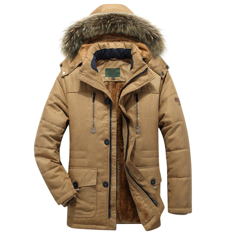EB | Herren Winterjacke mit abnehmbarem Kapuze