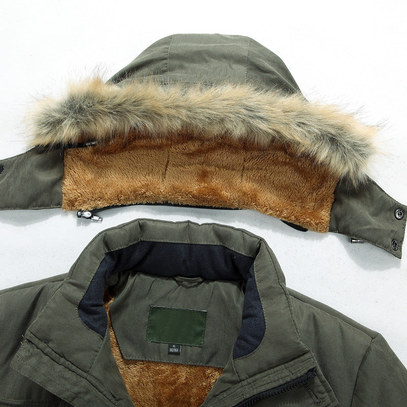 EB | Herren Winterjacke mit abnehmbarem Kapuze