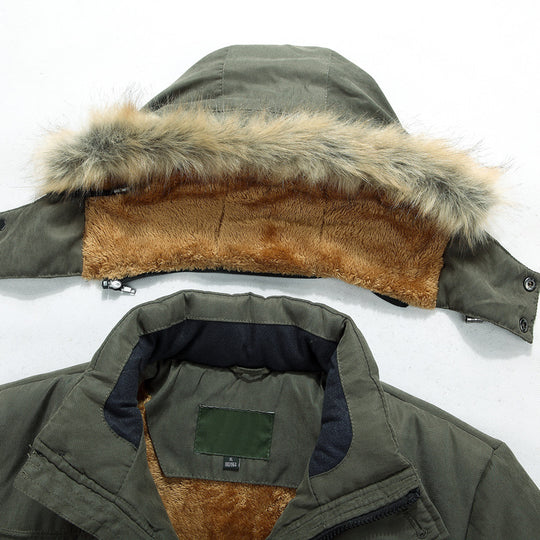 EB | Herren Winterjacke mit abnehmbarem Kapuze