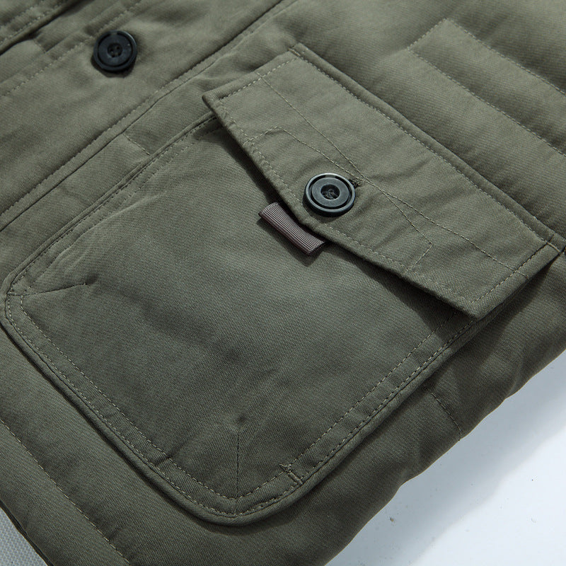 EB | Herren Winterjacke mit abnehmbarem Kapuze
