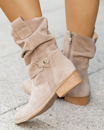 EB | Trendige Stiefel mit Niedrigen Absätzen