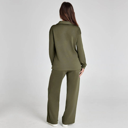 EB | Damen Loungewear Satz mit Weiten Hosen