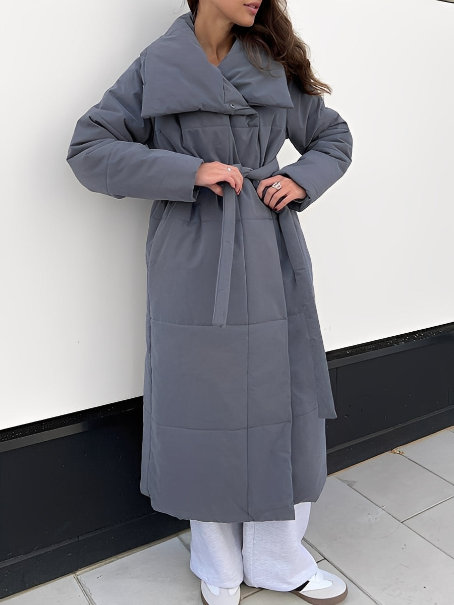 EB | Lange, warme Damenjacke mit Futter