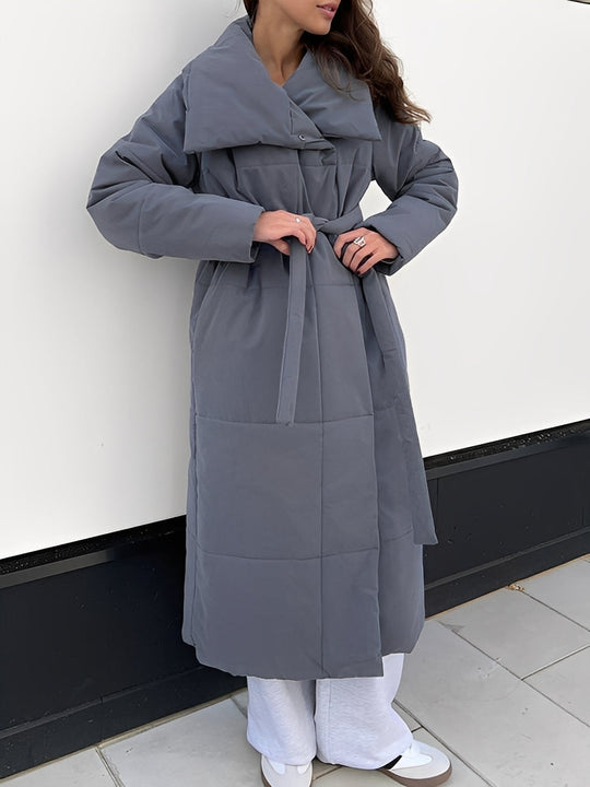 EB | Lange, warme Damenjacke mit Futter