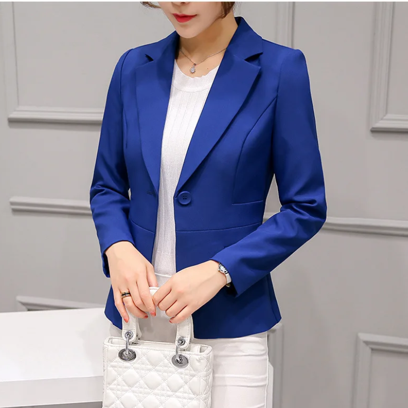 EB | Eleganter Damen Blazer mit Langen Ärmeln Perfekt für Die Arbeit