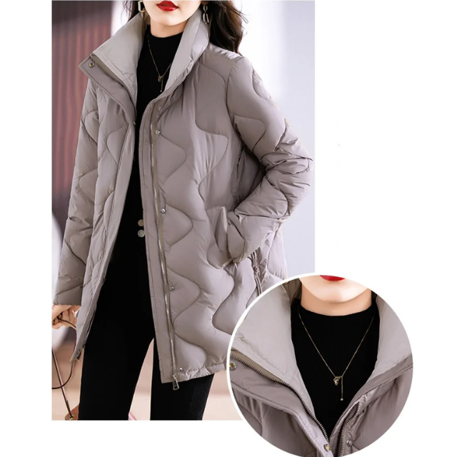 EB | Elegante gesteppte Jacke mit Stehkragen für einen Smart-Look Ideal für Herbst/Winter