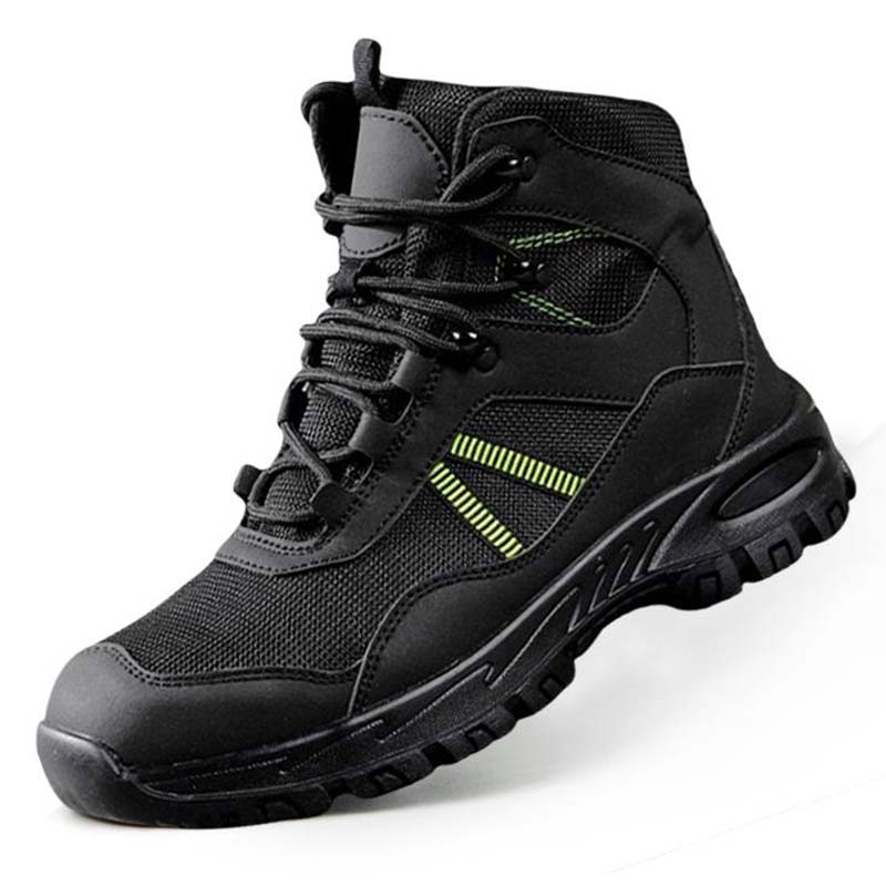 Anti-Smash und Anti-Durchstich High-Top Flugsicherheitsschuhe aus atmungsaktivem Gewebe EB