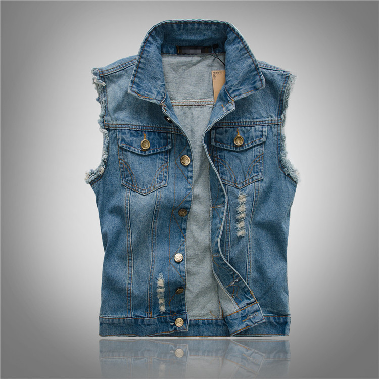EB Stylische Denim Weste für Herren