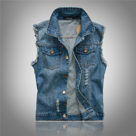EB Stylische Denim Weste für Herren