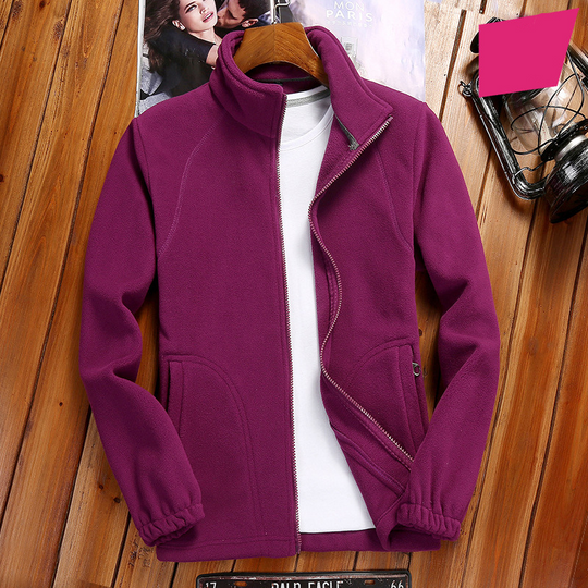 EB | Fleecejacke Damen Reißverschluss-Fleece mit Stehkragen