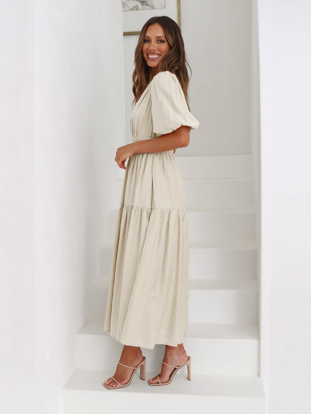 EB | Kleid Mit Puffärmeln