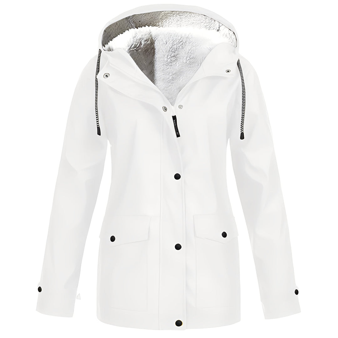 EB | Vielseitige, wasserdichte Damenjacke mit Fleece-Innenfutter