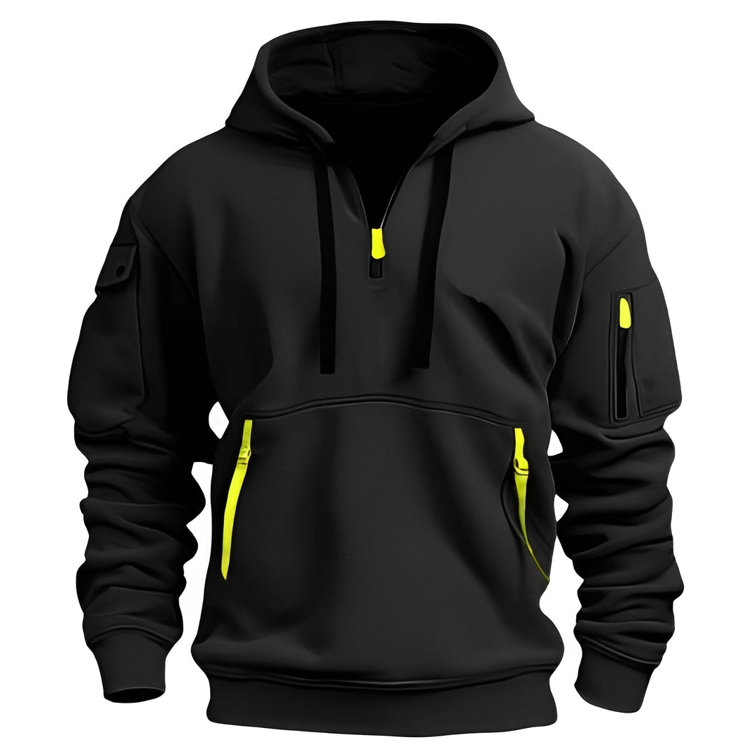 EB | Locker Hoodie mit Halbzip für Männer