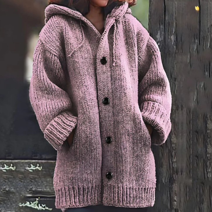 EB | Lange Jacke mit Kapuze