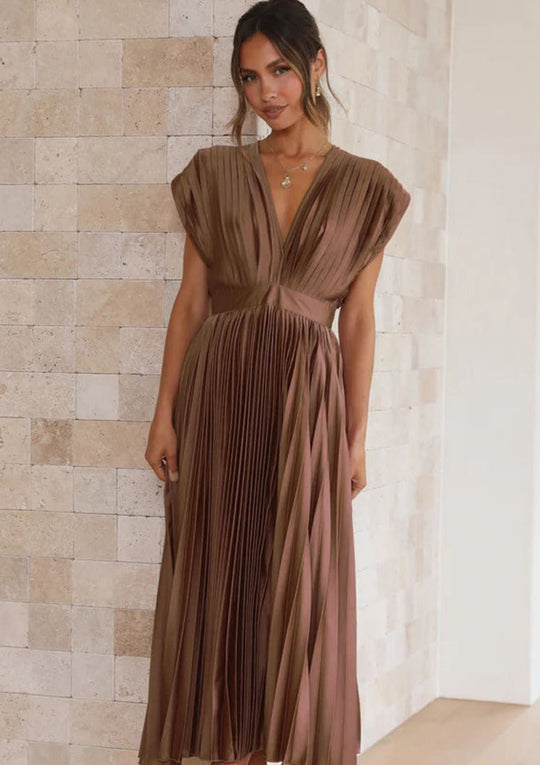 EB | Elegantes Maxikleid Aus Leichtem Stoff