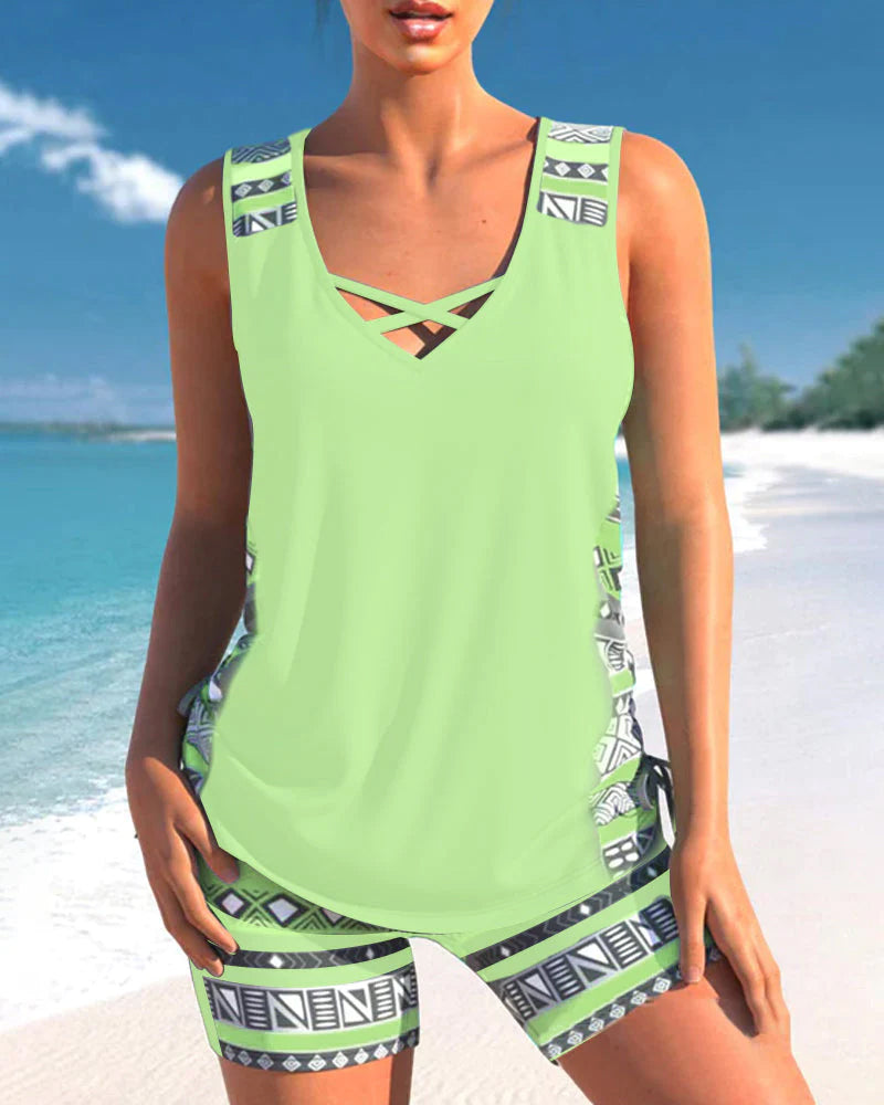 EB | Tankini Set Bequemer Tankini für Den Strand